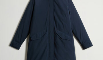 Chaqueta larga Cloud con capucha plegable WOOLRICH