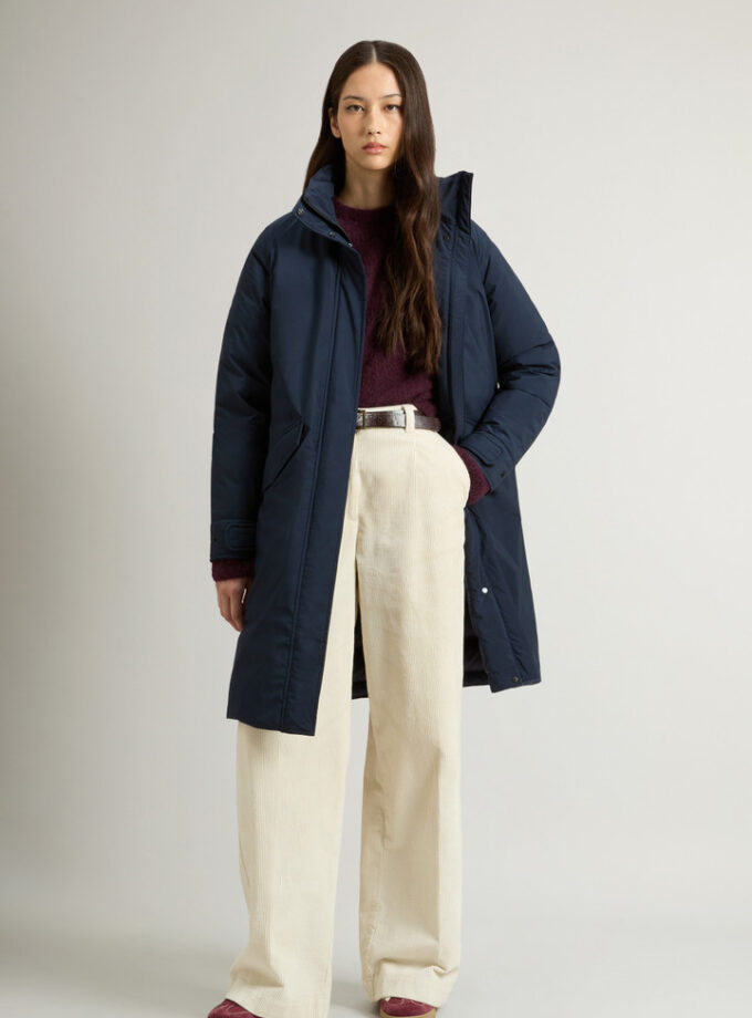 Chaqueta larga Cloud con capucha plegable WOOLRICH