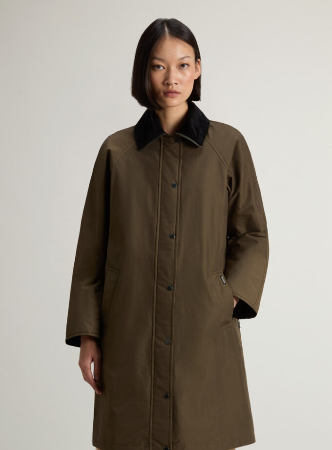 Abrigo de Ramar Clothcon cuello de pana WOOLRICH