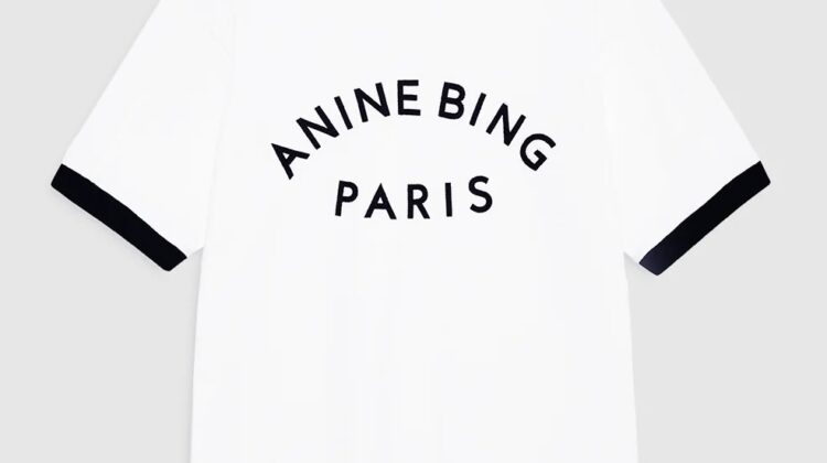 Camiseta Jaylin Tee Paris ANINE BING