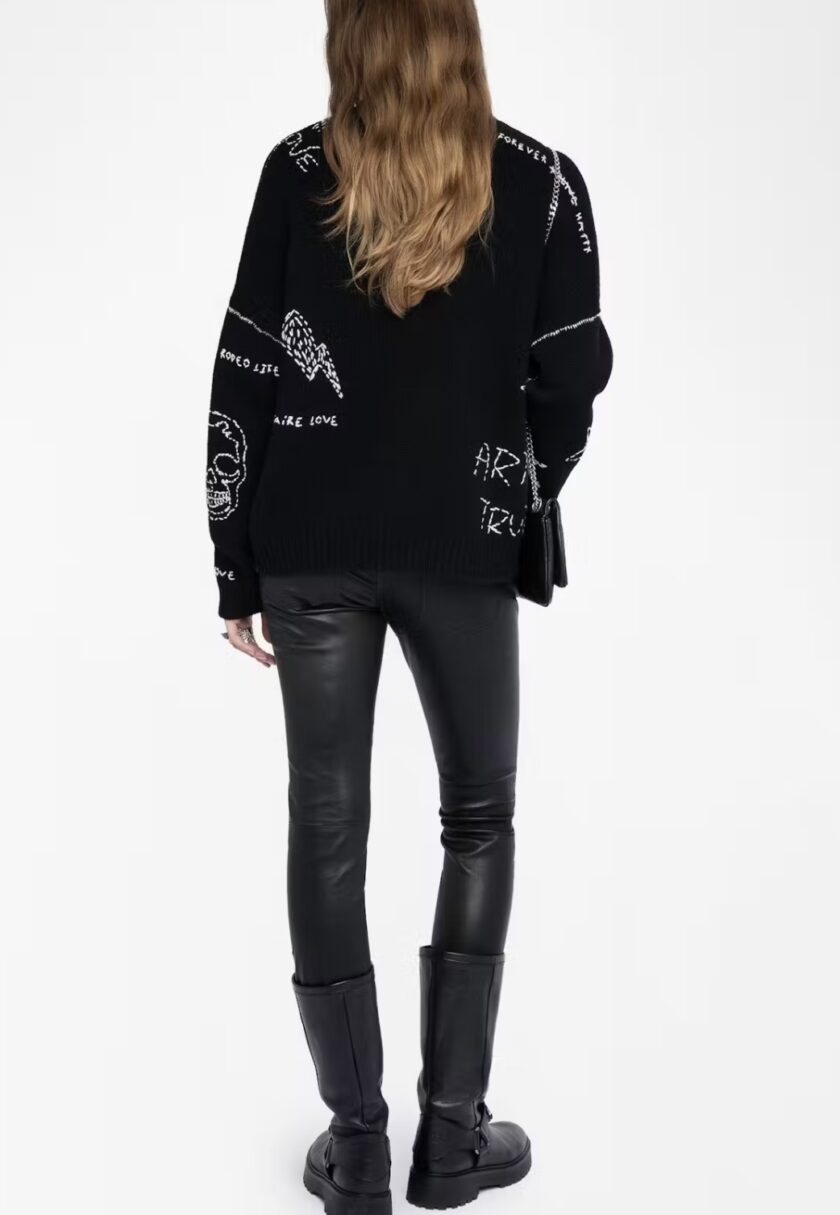 Jersey Baba 100% Lana Merino ZADIG ET VOLTAIRE - Imagen 2