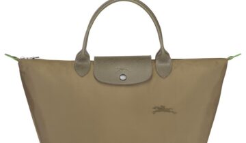 COLOR Le Pliage Green Bolso con asa superior M
Lona reciclada – alcachofa LONGCHAMP