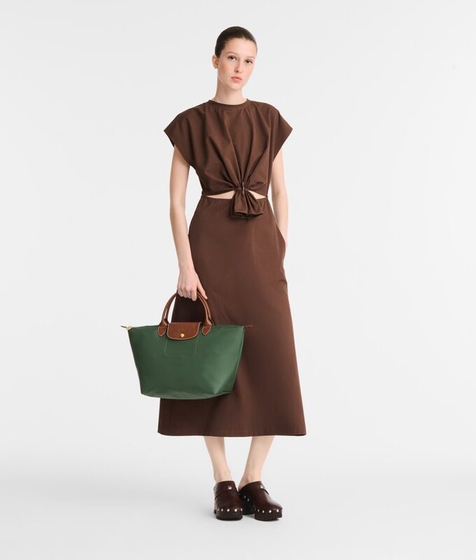 Le Pliage Original Bolso con asa superior M
Lona reciclada - Verde Inglés LONGCHAMP