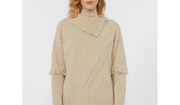 Jersey de cuello alto de pura lana WEEKEND MAX MARA