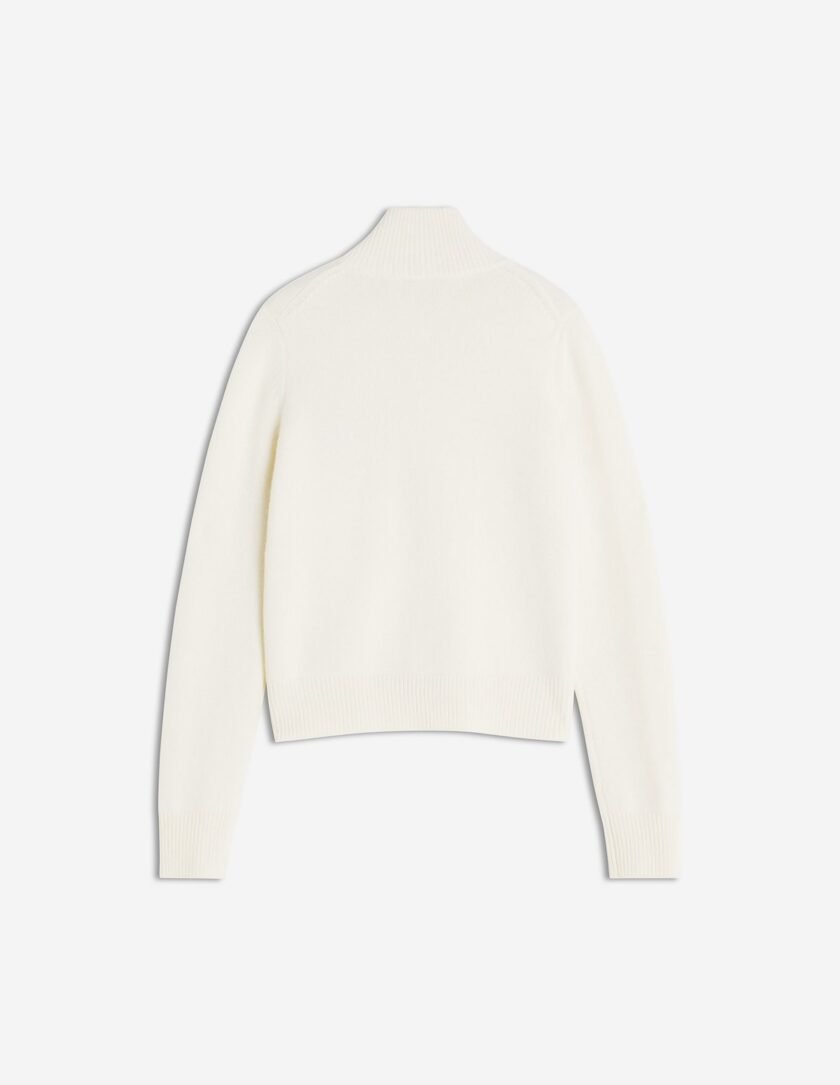 Cárdigan de cuello alto de merino con intarsia y cabeza de zorro MAISON KITSUNE - Imagen 3