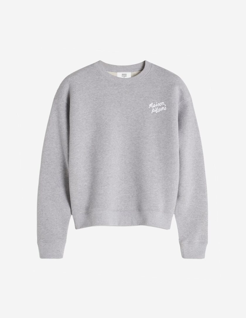 SUDADERA CONFORT CON LETRAS DE ESCRITURA DE MAISON KITSUNE