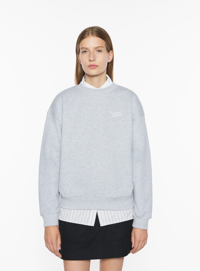 SUDADERA CONFORT CON LETRAS DE ESCRITURA DE MAISON KITSUNE