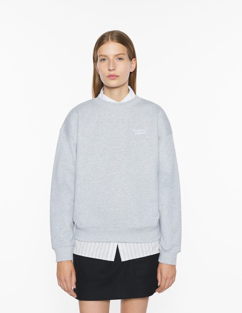 SUDADERA CONFORT CON LETRAS DE ESCRITURA DE MAISON KITSUNE - Imagen 2