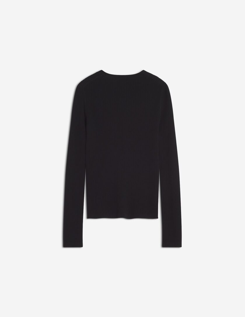 Chaqueta de lana de canalé fino baby fox MAISON KITSUNE - Imagen 3