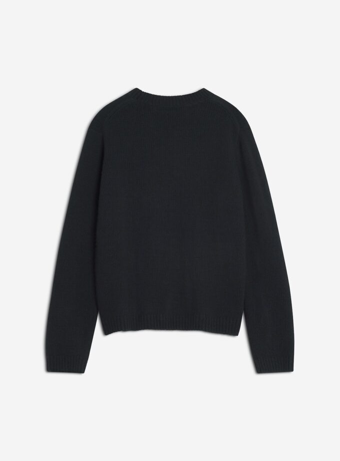 Jersey la lana con intarsia de zorro vestido MAISON KITSUNE