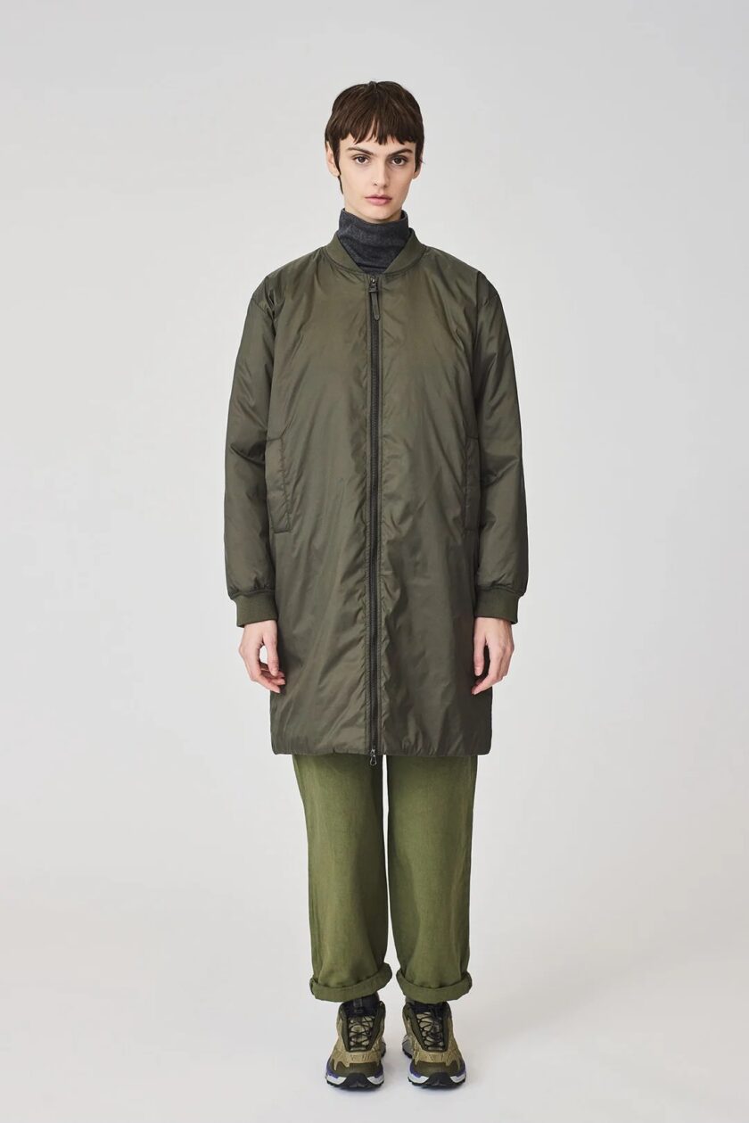 Chaqueta Bomber larga Pyouh Khaki TANTÄ - Imagen 2
