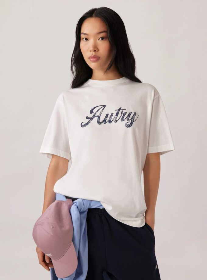 Camiseta Autry Heritage logo graphic mujer