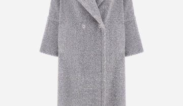 Abrigo de tejido de faux fur suave 24432