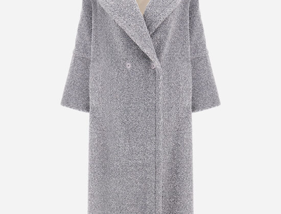 Abrigo de tejido de faux fur suave HERNO