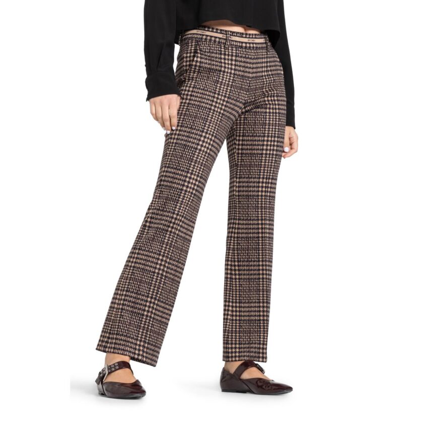 Pantalones cortos acampanados con cintura elástica CAMBIO - Imagen 2