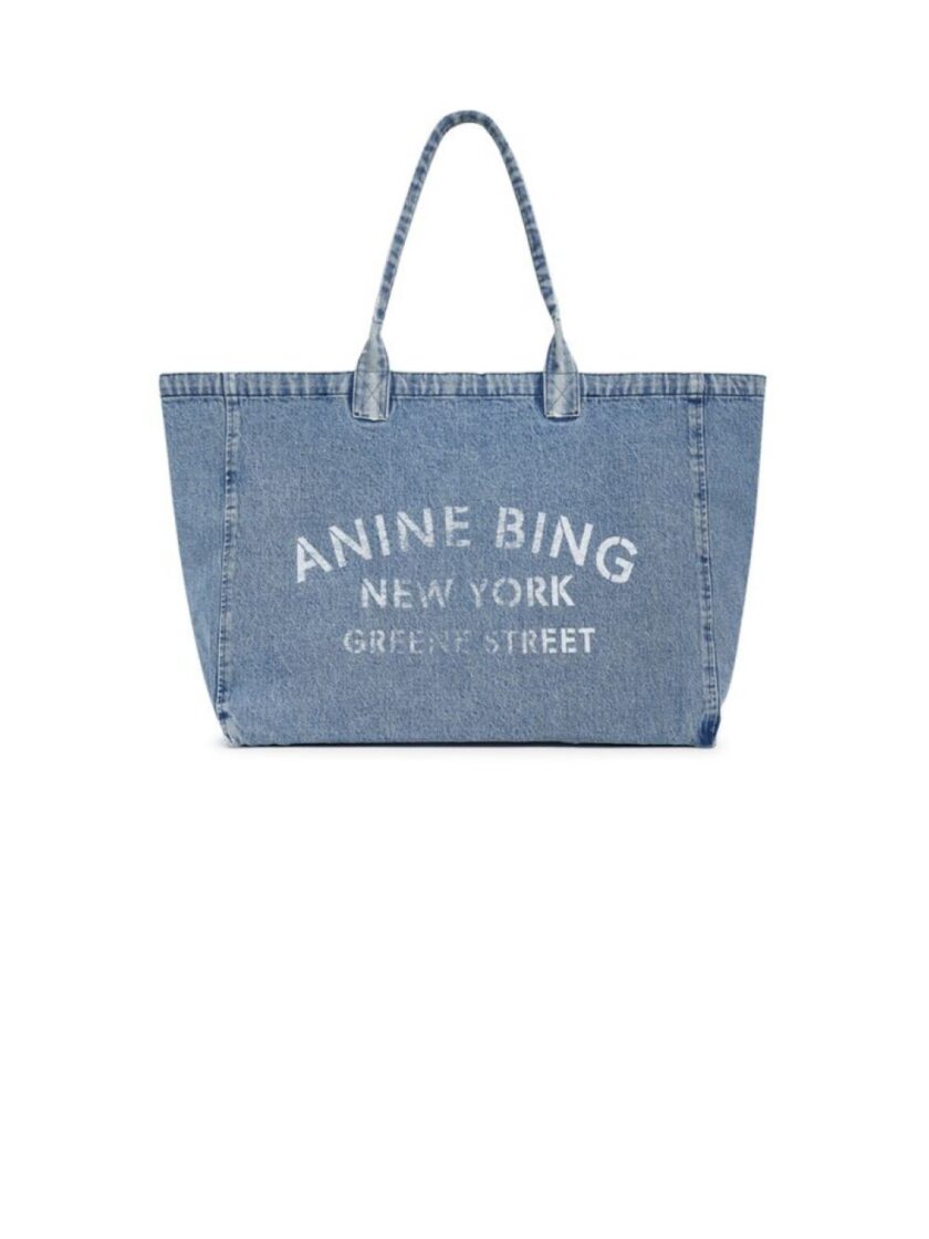 Bolsa Leo Denim Tote ANINE BING
