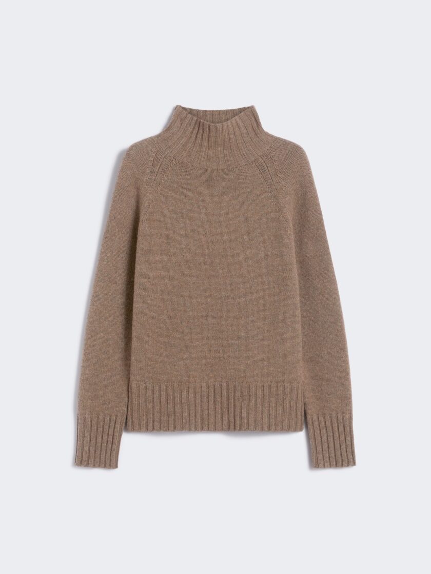Jersey de cuello alto de hilado de lana y cachemira MAX MARA