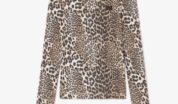 CAMISETA  COLOR LEOPARDO GANNI