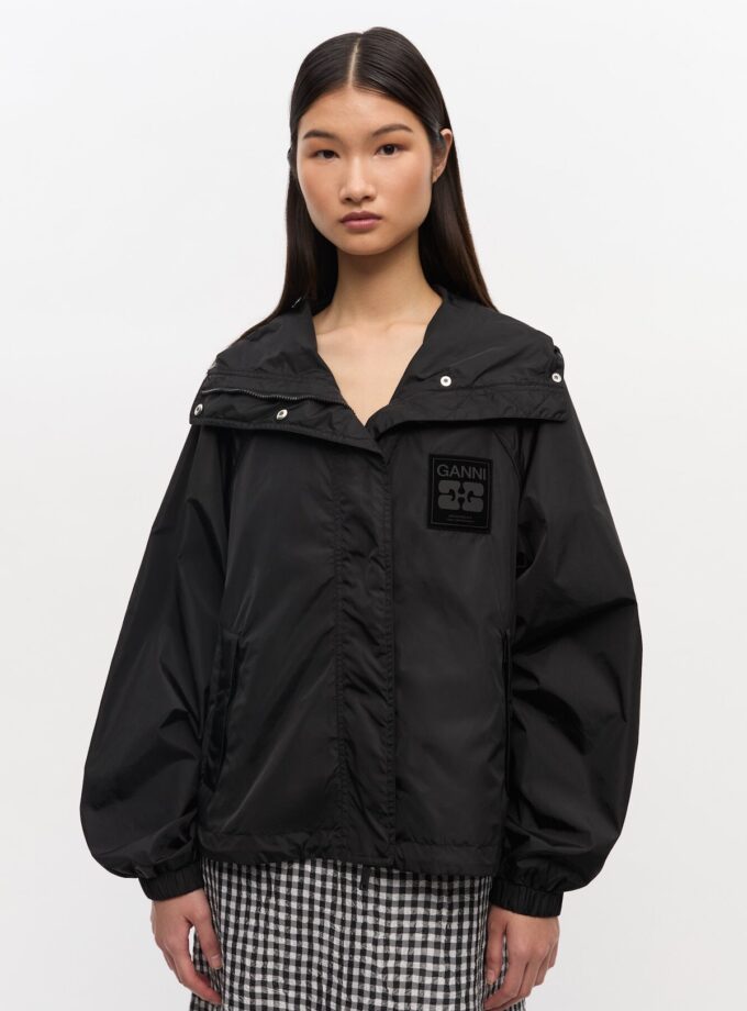 CAZADORA COLOR NEGRO GANNI