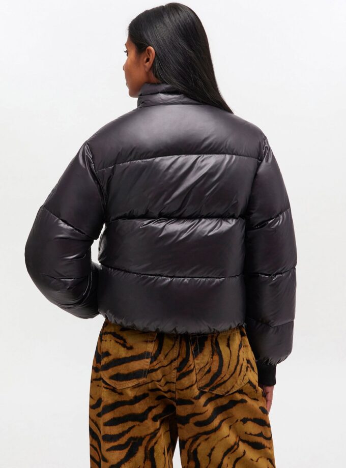 Chaqueta acolchada corta negro GANNI