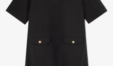 Stretch Cotton Mini Dress GANNI