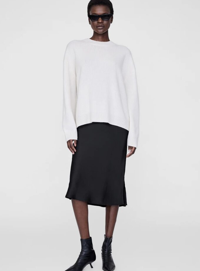 Bar Silk Skirt - Black ANINE BING