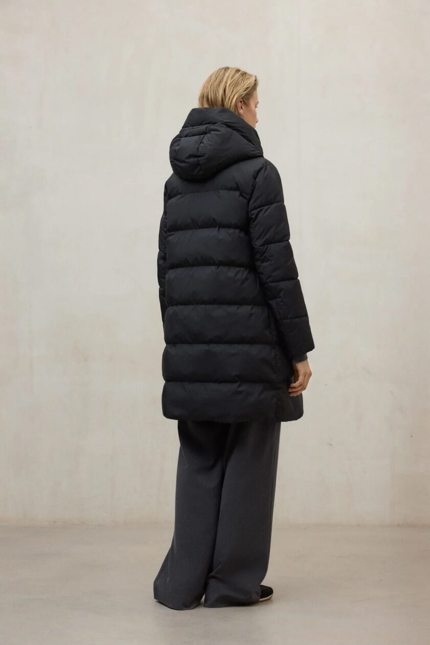 Abrigo Manlie Negro ECOALF - Imagen 3