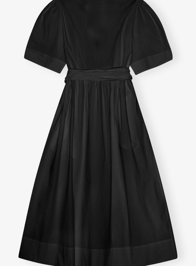 VESTIDO COLOR NEGRO GANNI