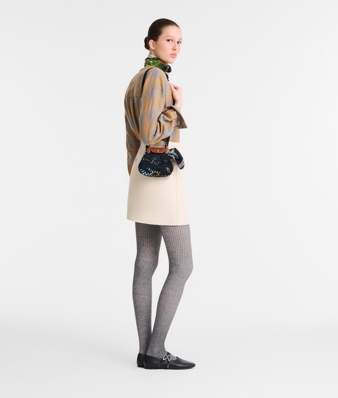 Le Pliage Filet Bolso bandolera XS
Tela - Negro LONGCHAMP