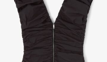 TOP  COLOR NEGRO GANNI