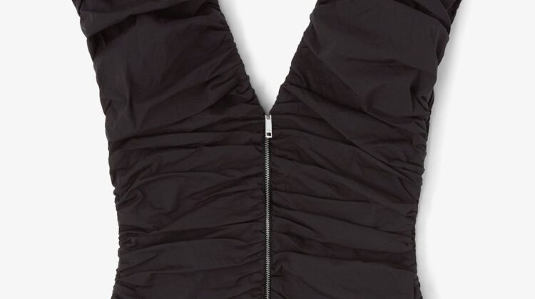 TOP  COLOR NEGRO GANNI