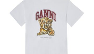 CAMISETA  COLOR blanco GANNI
