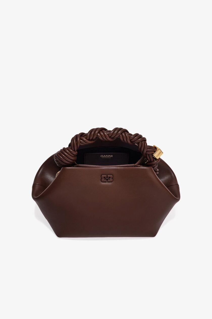 Brown Small Bou Bag GANNI - Imagen 2