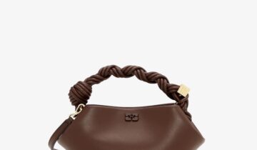Bolso Mini Bou Marrón GANNI