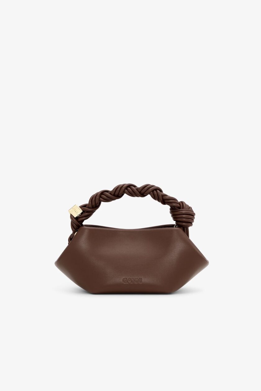 Brown Mini Bou Bag GANNI - Imagen 2