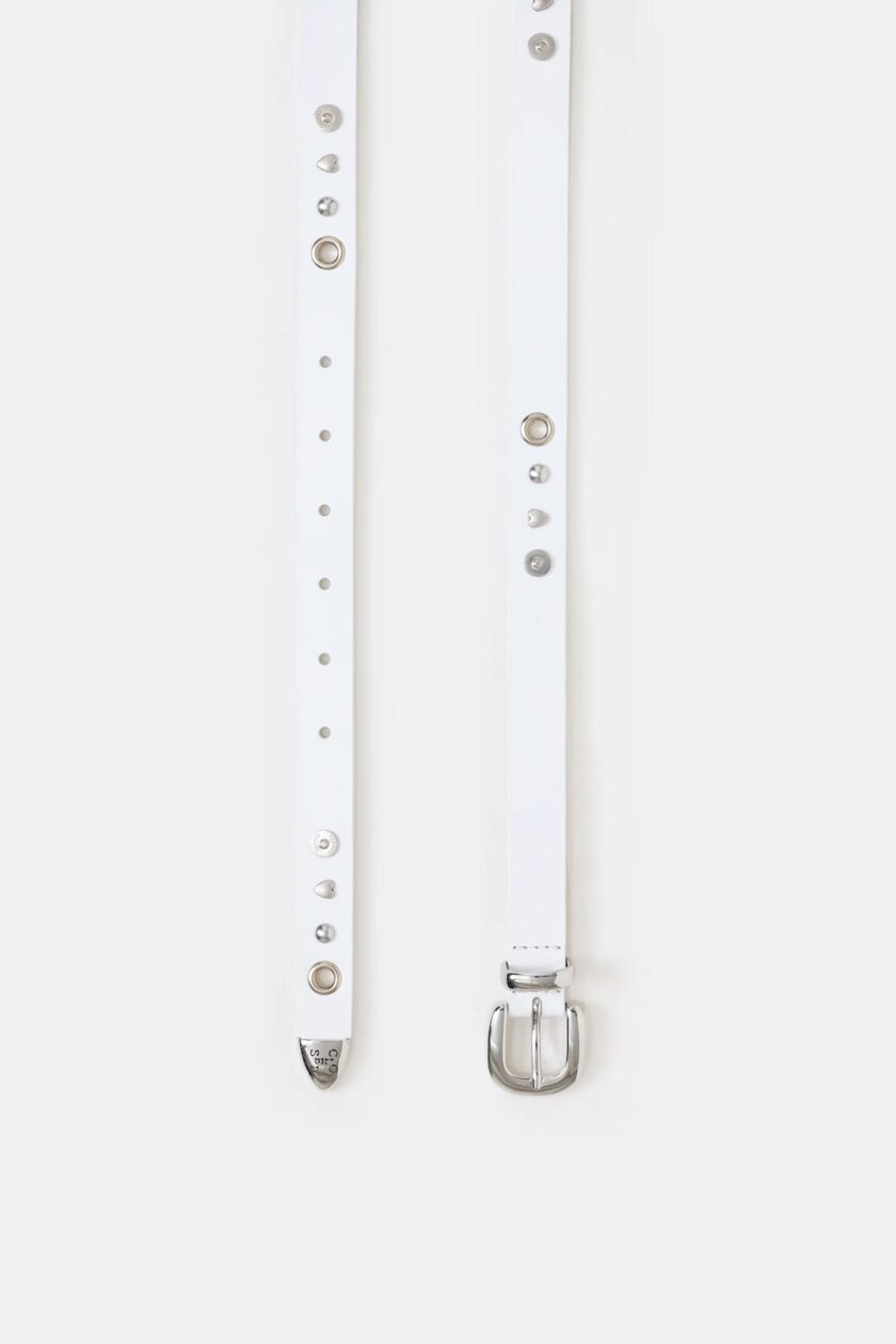 Cinturón de cuero con remaches CLOSED - Imagen 2