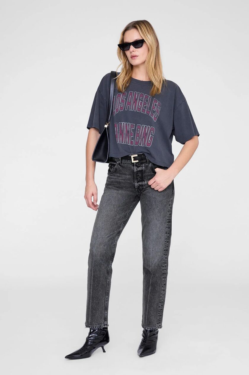 Johnny Cropped Tee ANINE BING - Imagen 2