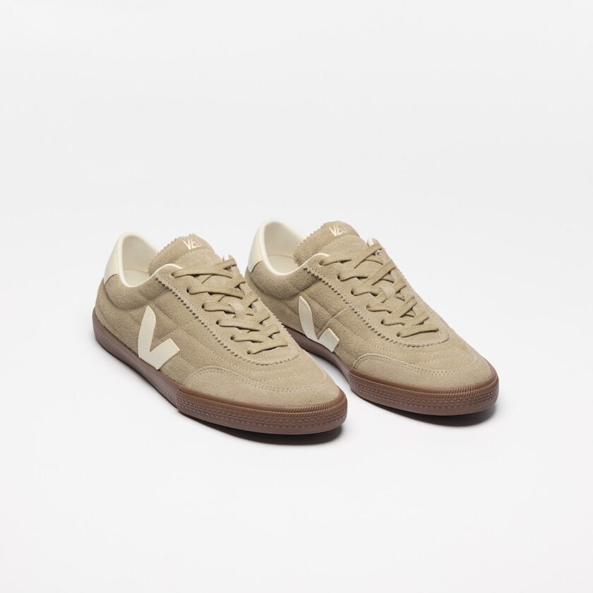 PANENKA SUEDE TAUPE PIERRE BARK VEJA - Imagen 2
