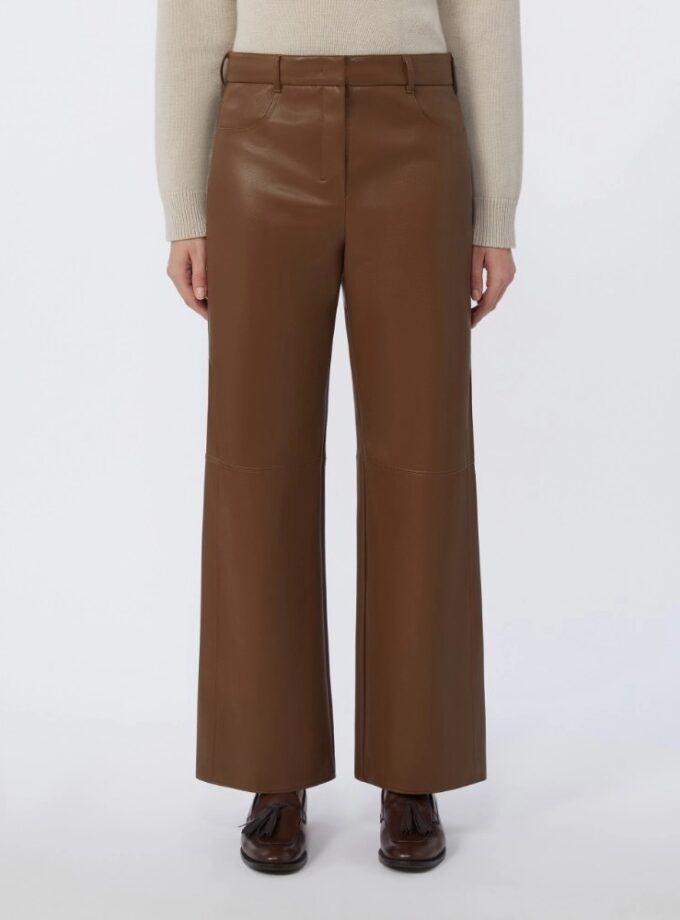 PANTALON COLOR MARRON LONGCHAMP