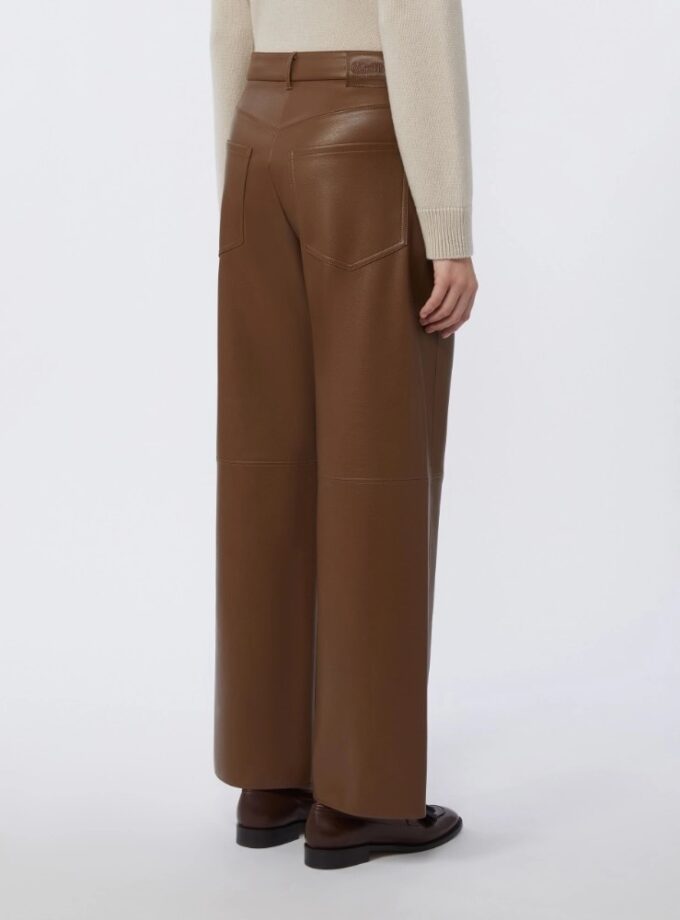 PANTALON COLOR MARRON LONGCHAMP
