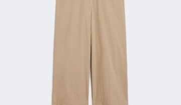 Weekend Max Mara
Pantalón de gabardina lavada – Avellana