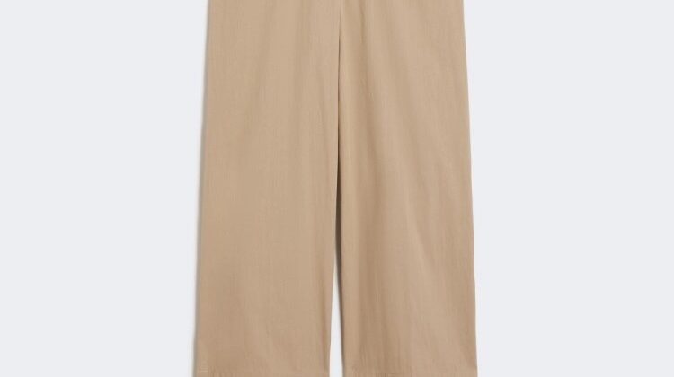 Weekend Max Mara
Pantalón de gabardina lavada – Avellana