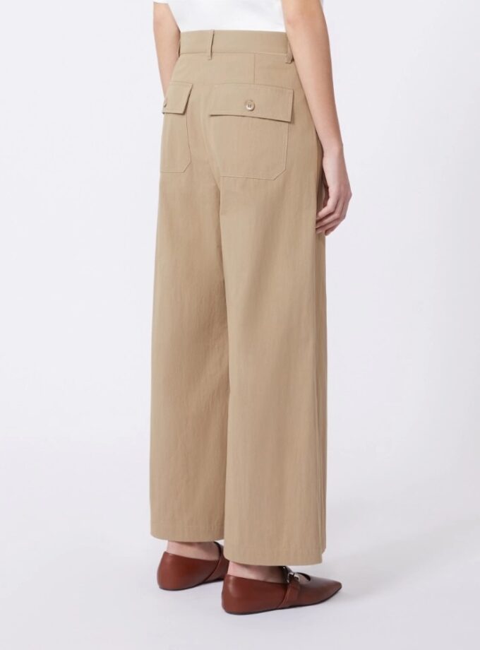 Weekend Max Mara
Pantalón de gabardina lavada - Avellana