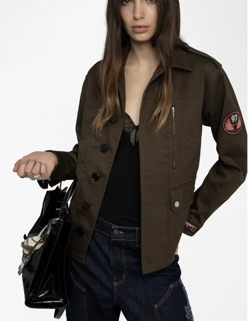 CHAQUETA COLOR VERDE. ZADIG ET VOLTAIRE - Imagen 3