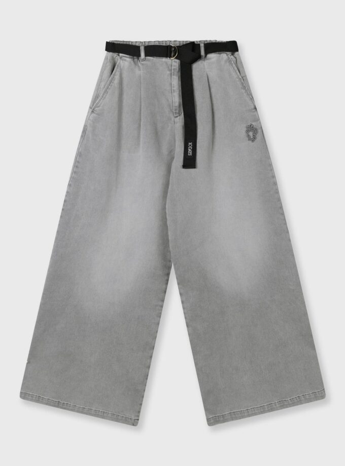 PANTALON COLOR gris 10DAYS