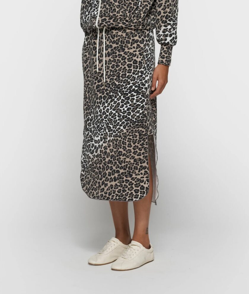 soft scuba skirt leopard 10DAYS - Imagen 2