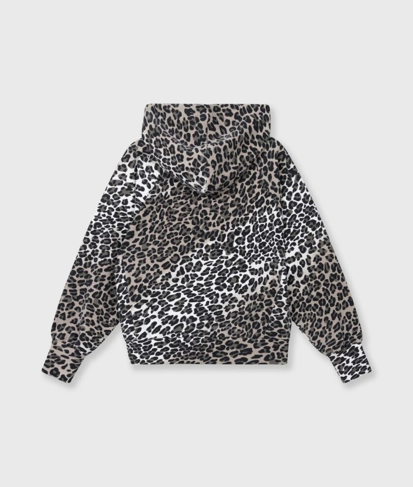 soft scuba hoodie leopard 10DAYS - Imagen 3