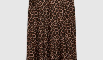 Printed Bar Silk Skirt ANINE BING