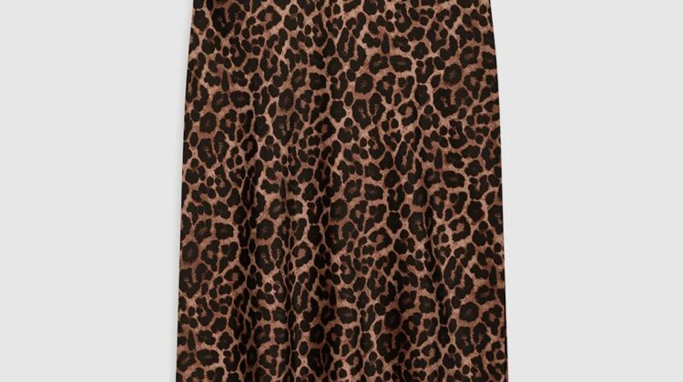 Printed Bar Silk Skirt ANINE BING