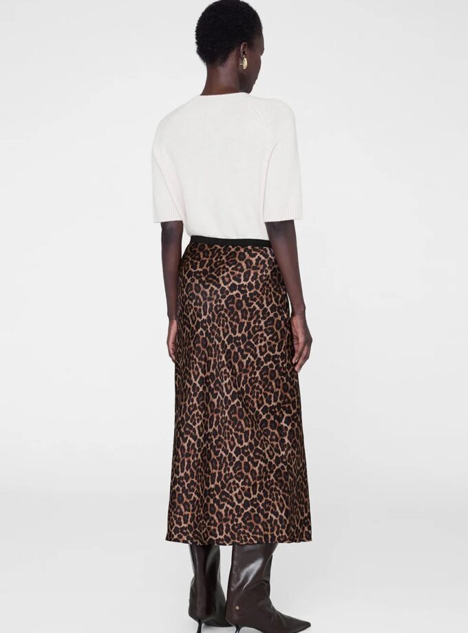 Printed Bar Silk Skirt ANINE BING